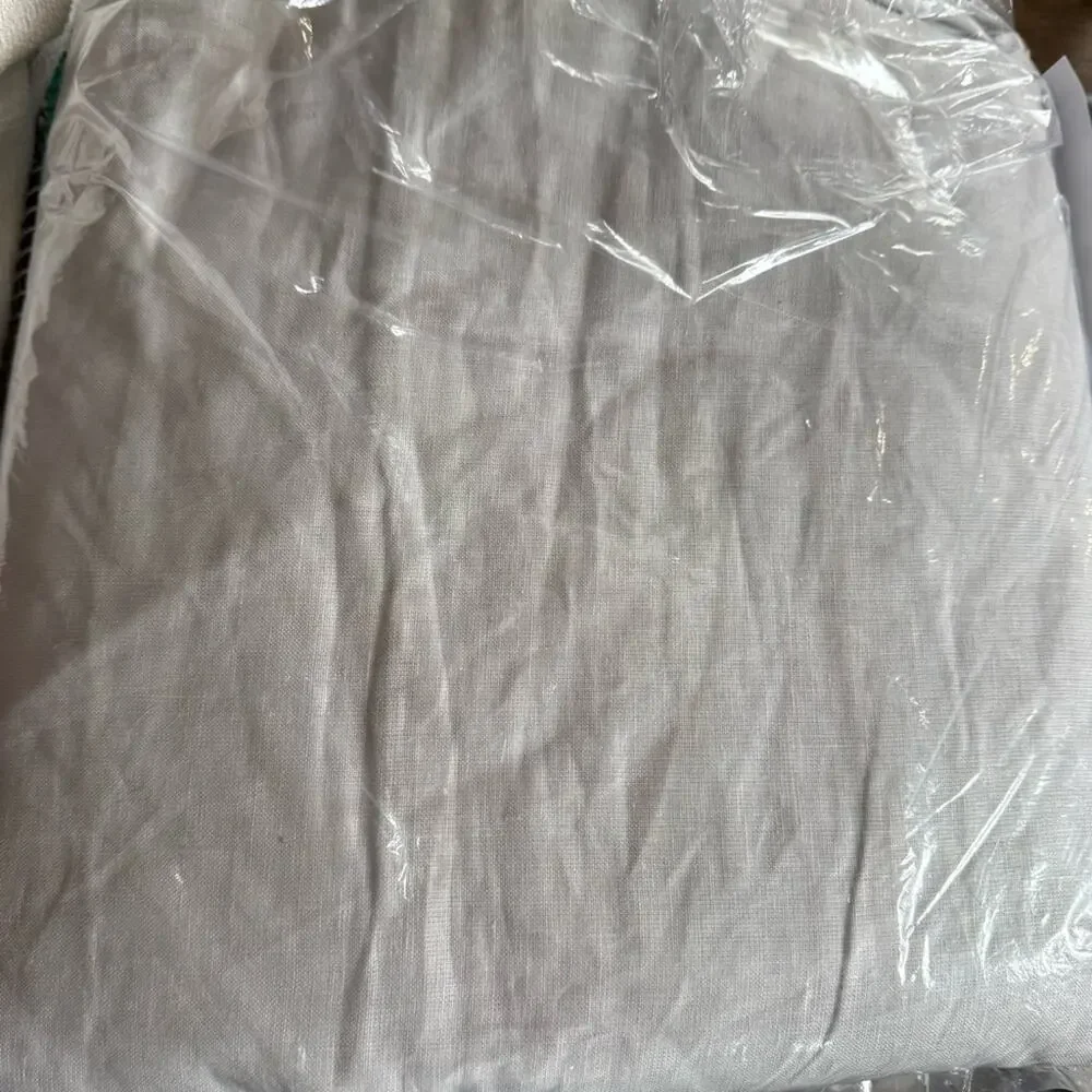 European‎ Linen True Blackout Curtain Panel Cloud Gray 48x96